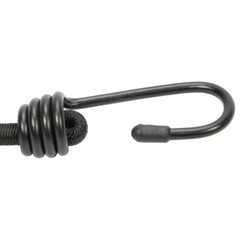 1/4 Inch x 18 Inch Black Bungee Cords Bundle of 25
