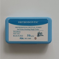 Dental Orthodontic Bondable Buccal Tubes MBT ROTH 022 1st 2nd Molar Non-conv
