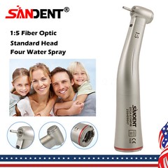 Dental 1:5 Optic LED Contra Angle Increasing Handpiece Fit NSK Electric Motor