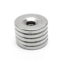 10/30/50Pcs Strong Countersunk Ring Magnets Hole 5mm Rare Earth Neodymium 25*3mm