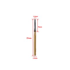 Dental Endo-Z Bur Carbide Tungsten Surgical Cutter Drill Burr 1.0*25mm 5pcs/pack