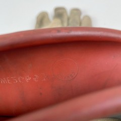 1967 CHARCO Rubber Lineman Gloves w/Allied B-11 Leather Protectors Display Only