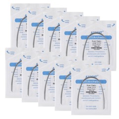 30X Dental Ortho NITI/Stainless Steel Arch Wire Round Oval/Nature/Square Form