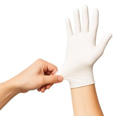 Bingold Disposable Gloves Nitrile 35PLUS, White M Box Cleaning Gloves Gloves
