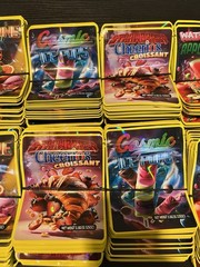 500pc Mixed 3.5g Mylar Bags 5×4 Inch 5 Different Premade Designs
