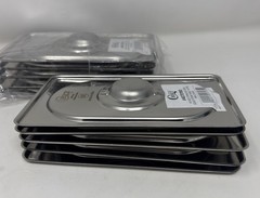 Choice 10 Pk 1/9 Size Stainless Steel Pan Lids with Handle, Table Pan Covers