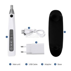 Dental Cordless Hygiene Prophy Polishing Handpiece 360° Swivel Polisher Kit