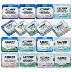 Dental Orthodontic Bondable Buccal Tubes 1st/ 2nd Tubes Roth /MBT 022 AZDENT