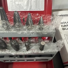 SNAP-ON TOOLS 8 pc Carbide Burr Set Grinding burrs VWB800D USA