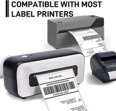 4 x 6 Phomemo Label Thermal Shipping Labels Paper for Zebra/Rollo/Munbyn/Jadens