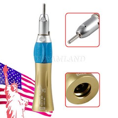 Dental Slow Low Speed Straight Handpiece Nosecone For NSK E-type Air Motor NEW