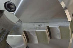 Rohm 3 Jaw ZS 315/3 12-1/2″ Centering Manual Lathe Chuck Steel, Set Spare Jaws