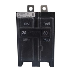 NEW Eaton BAB2020 Circuit Breaker 20A, 1-Phase, 120/240V, 2 Pole, Bolt On