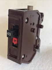 Wadsworth A40N A140 40 Amp 1 Pole 1P Type A Metal Foot Breaker A140N NEW!