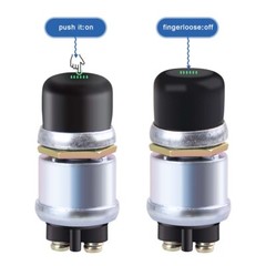 Heavy-Duty Push Button Switch Momentary Push On 50 AMP 12V 24V Ignition Starter