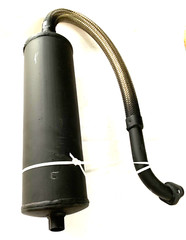 Predator 240-420cc SoQuiet Exhaust Universal Flex w/Muffler Golf Cart Mud Motor