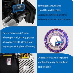 3000W Silent Automatic Electric Vehicle Range Extender Generator 48V/60V/72V New
