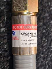 Chicago Fittings 1/2 in MPT X 1/2 in CTS SDR 7 X 72 Length Anodeless Riser