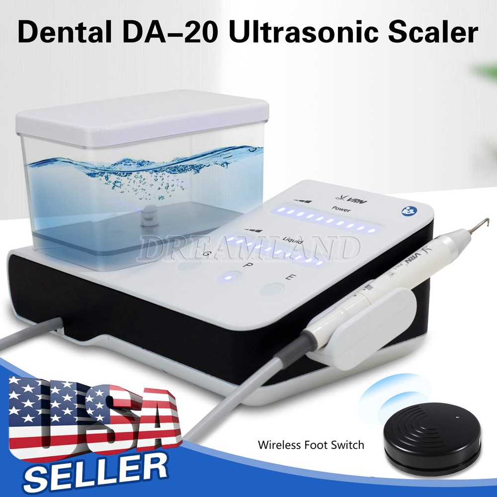 Dental Ultrasonic Scaler w/ LED Handpiece Scaling Perio Endo Auto Water Supply