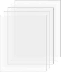 Clear Cast Plexiglass 8×10 Acrylic Sheet – High-Clarity, Multipurpose – 5 Pack