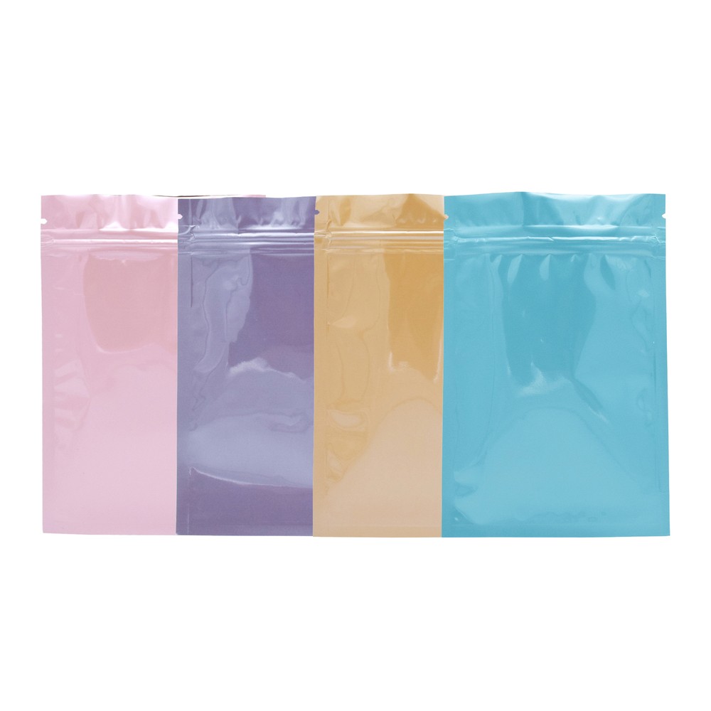 QQ Studio 100 Glossy Pastel Water Resistant QuickQlick™ Flat Heat Sealable Bags