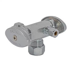 5/8 In. Compression X 3/8 In. Compression X 1/4 In. Compression Brass Dual Outle