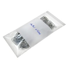 1000/PCS White Block 3″x4″ Clear Reclosable Seal Bag Plastic Zip Lock Bags 2Mil