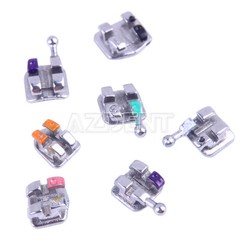 10X Dental Orthodontic Monoblock Bracket Braces Mini Roth/MBT 018/022 AZDENT