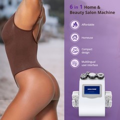 New 6 in 1 Beauty Machine for Facial Skin Smoothing Body Massage Home Use