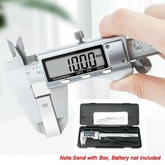 Digital Caliper Micrometer LCD Gauge Vernier Electronic Measuring Tool 6″ 150mm