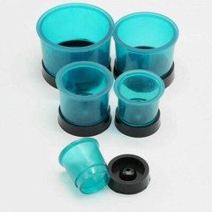 5 TYPES Dental Lab Formers Base Wax Rubber Sillicon Round Casting Flasks Rings