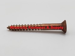 #8×1-1/2″ Silicon Bronze Flat Head Wood Screws Frearson Drive 8 x 1-1/2 #8 x 1.5