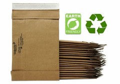 Eco Friendly Brown Kraft Heavy Duty Paper Padded Mailers! Cushioned Recyclable M