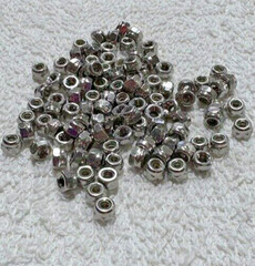 M3 (.5) NYLOCK NUT Stainless Steel 25 pcs