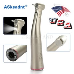 LED Dental Electric Handpiece 1:5 Contra Angle Fiber Optic High Speed