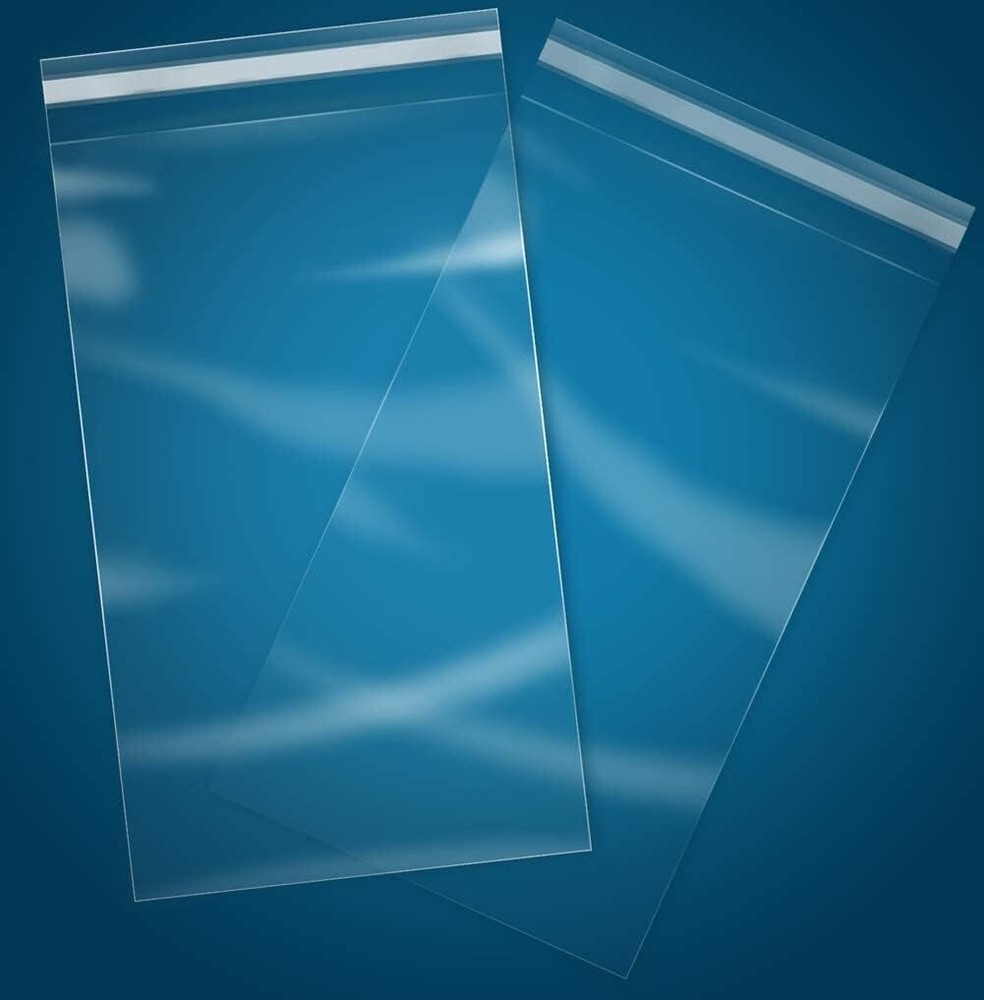 200 Clear Cellophane Bags 3X5 Inch Self Adhesive Eco Friendly 1.4 Mil Thick