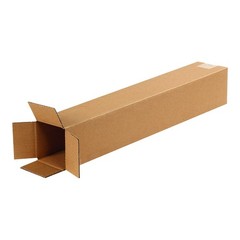 Shipping Boxes 4L x 4W x 24H, 25-Pack Tall Corrugated Boxes for Shipping, Pac…