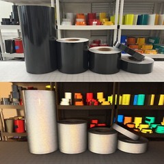 Black Reflective Tape 3M 680 Type 1 Scotchlite ELG Reflect White 1″ 2″ 4″ 6″ 12″