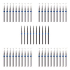 100pcs Dental Diamond Burs Ball Round BR-49 For High Speed Handpiece 5 pcs/pack