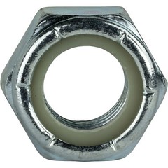 Nylon Insert Hex Lock Nuts Zinc Plated Grade 2 Steel Nyloc All Sizes Available