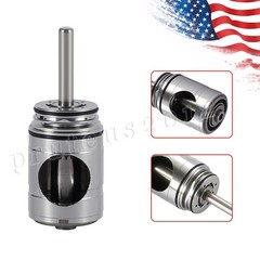 Dental 1:5 Increasing Handpiece Contra Angle LED Fiber Optic /Cartridge Rotor US