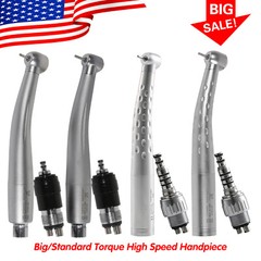 Dental High Speed Handpiece Turbine with 4 Holes Quick Coupler 360 Swivel