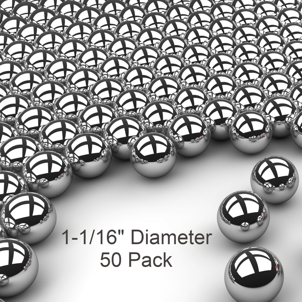 50 1-1/16″ Inch G25 Precision Chromium Chrome Steel Bearing Balls AISI 52100
