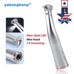 Dental 1:5 LED Fiber Optic Contra Angle Handpiece Fit NSK Ti-MAX X95L