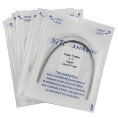 100pcs Dental Orthodontic Arch Wires Niti Rectangular Round Arcos de Ortodoncia