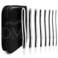 8 Pcs Hegar Dilator Set Uterine Urethral Diagnostic Cervical Sounds German Grade