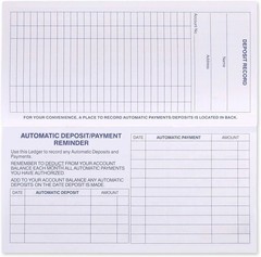 24 PCS Check Registers for Personal Checkbook, Easy to Read Checkbook Register