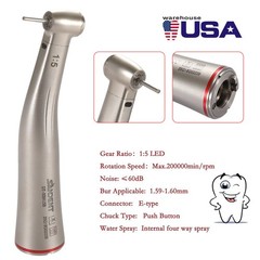 SANDENT Dental 1:5 LED Contra Angle Handpiece Standard Internal Four Spray OR