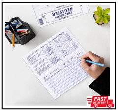 20Pack Checkbook Register, Check Registers for Personal Blank Ledger Transaction