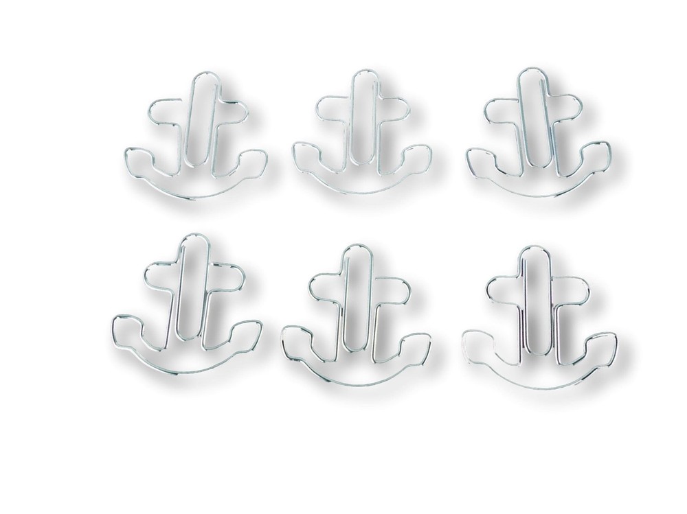 100 Count Paper Clips, Boat Anchor Gifts, Cute Shaped Paper Clips